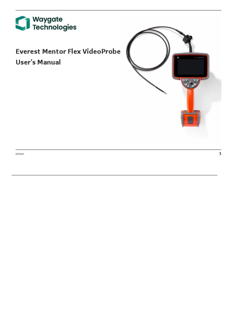Mentor Flex Manual PDF Menu Touchscreen