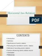Horizontal Jaw Relation Final