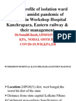 Clinical Profile of Isolation Ward Patients Amidst Pandemic of Covid-19 in Workshop Hospital Kanchrapara, Eastern Railway & Their Management