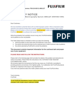 Field Safty Notice: Fujifilm Digital Mammography System AMULET (FDR MS-1000) With Biopsy Unit