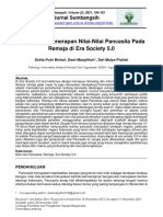 Pentingnya Penerapan Nilai Pancasila pada Remaja