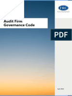 Audit Firm Governance Code: Practice Note 14