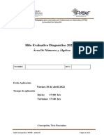 Hito Evaluativo y Algebra PFPM 2022-05 Abril