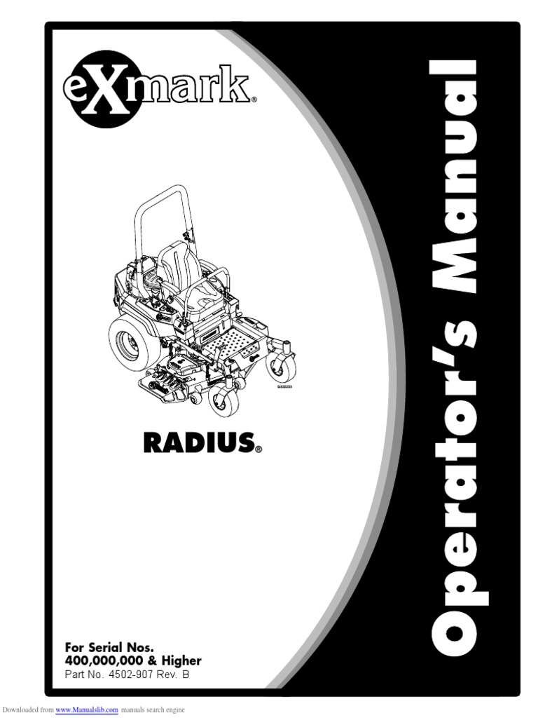 Personal experience: lessons learned using the Exmark Troubleshooting Manual
