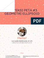 GEOMETRI ELLIPSOID PROYEKSI PETA #3