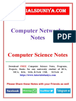Computer Networks Notes 3 - TutorialsDuniya