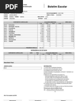 Modelo de Boletim Escolar - Seduc - Pa