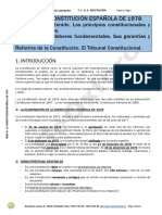 La estructura y contenido de la Constitución Española de 1978
