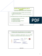 Radiación y Materia