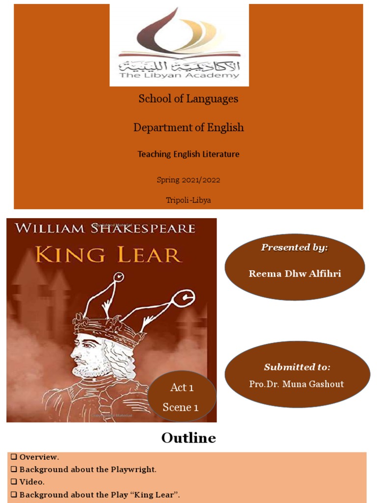 King Lear PDF King Lear William Shakespeare