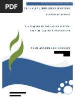 Download Plagiarism in Education System Identification  Prevention by chachunasayan SN58410461 doc pdf