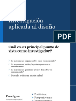 Investigación aplicada al diseño: Perspectivas filosóficas y metodológicas