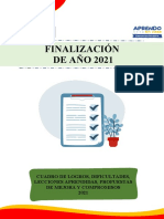 Matriz de Compromisos de Gestión Escolar Anual 2021