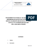 Procedimiento de Trabajo y de Seguridad - Castilla Ii (Reparación de Cisterna)