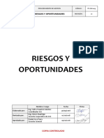 PC-SGI-003 Riesgos y Oportunidades