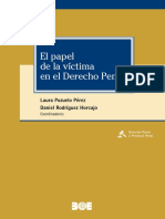 Pozuelo - Rodriguez (2021) El Papel de La Victima en Derecho Penal