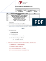 MODELO DE ESTRUCTURA de La INVESTIGACION SEMANA 13