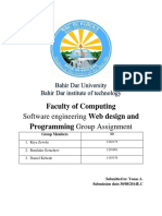 Faculty of Computing Group Assignment Web Design Principles