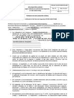 DIEGO ALPUN ZELADA Declaración Jurada Especial - DS-083-2020-PCM