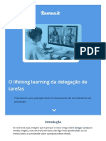 O Lifelong Learning Da Delegação de Tarefas