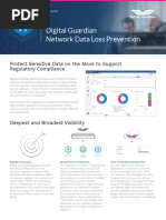 Digital Guardian Network Data Loss Prevention: Protect Sensitive Data On The Move To Support Regulatory Compliance