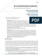 Mauro Koury: da subjetividade às emoções como categoria central