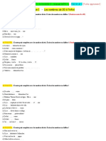 Cours Déb. 1, Fiche # 2 - Cours Découverte - Fiche # 2 (Unité 1, Dossier 2)