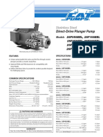 Stainless Steel: Direct-Drive Plunger Pump