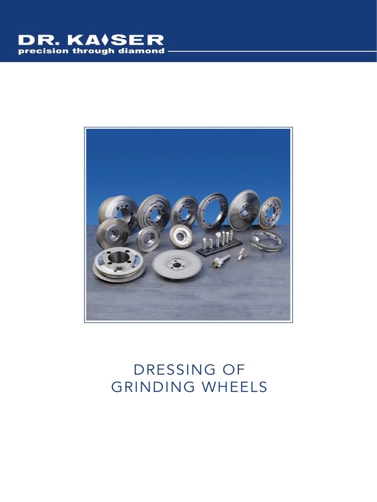 Dressing of Grinding Wheels PDF Grinding (Abrasive Cutting) Diamond