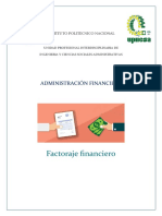 Ensayo Factoraje Financiero