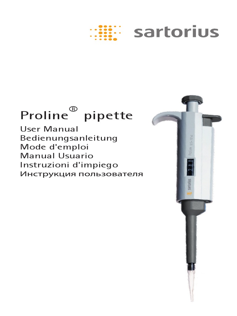 Manual Pipetas Automaticas Biohit PDF