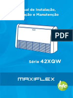 Manual de Instalação Operação e Manutenção Springer Midea Maxiflex Piso Teto 56K BTUs