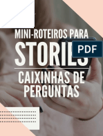 Caixinhas de Perguntas - Stories