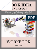 Ebook Idea Generator Workbook
