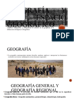 Geografía y el espacio geográfico