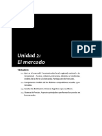 Unidad 2: El Mercado: Temario