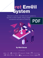 Secret Email System Book NEW