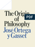 Gassett - The Origin of Philosophy