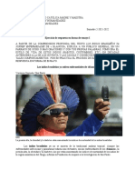 LOS INDIOS BRASILEÑOS YA SUBREB ENFERMEDADES DE BLANCOS Ejercicio de Respuesta en Forma de Ensayo I