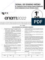 1Âº SIMULADO ENEM ARI - LCST e CHST - 2022