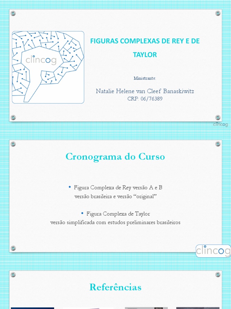 Figuras Complexas de Rey e Taylor | PDF | Doença de Alzheimer | Percepção