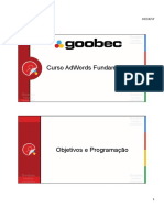 Curso AdWords Fundamentals: Objetivos, Programação e Planejamento da Campanha