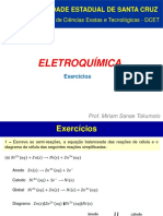 Eletroquímica exercícios UESC