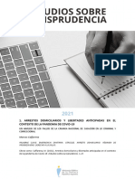 2021.01. Arrestos Domiciliarios y Libertades Anticipadas en El Contexto de La Pandemia de Covid-19