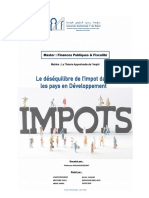 3 Le désiquilibre de l impot dans les PED