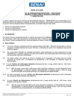 Matrícula Cursos Técnicos SENAI DR/MG 2022