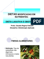 DIETAS Laxativa e Obstipante