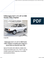 Volkswagen Gol C e CL AP 1