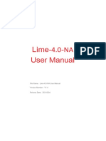 File Name Lime-4.0-NA User Manual Version Number V1.0 Release Date 2021/2/24