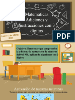 Clase 5. Matemática Sumas y Restas Con 3 Dígitos